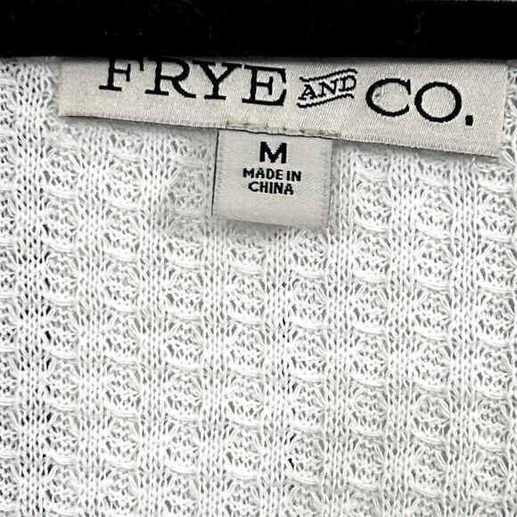 Frye and Co. Womens Long Sleeve Ribbed Henley Shirt - M - NWT - Picture 4 of 6